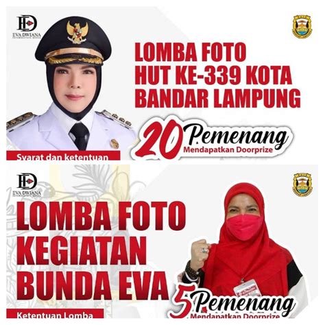 Hut Bandar Lampung Pemkot Adakan Lomba Foto Lidik Lampung