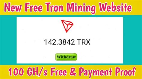 New Tron Mining Site 2022 Free Tron Mining Website Tron Mining Free