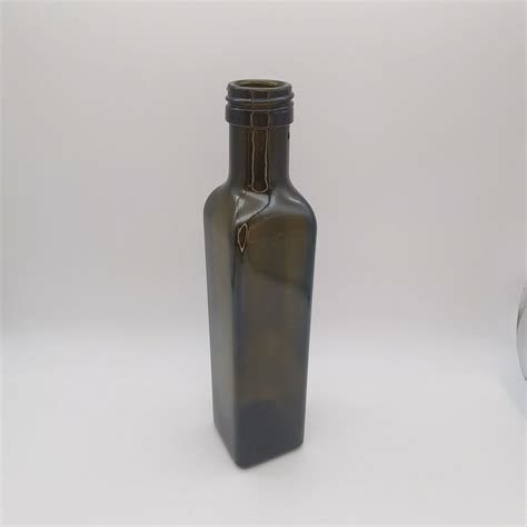 Ml Antique Green Marasca Olive Oil Glass Bottle For Cooking Olive