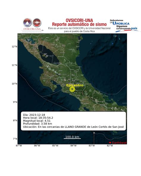 Fuerte sismo movió el Valle Central El Guardián CR