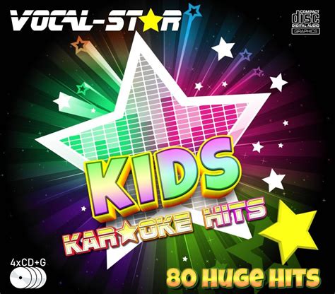 Vocal-Star Kids Karaoke CDG Disc Set, Including 80 Songs - Plus 36 Free Songs