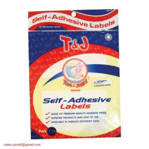 Labels Self Adhesive Labels T J No Hvs White X Mm Tj