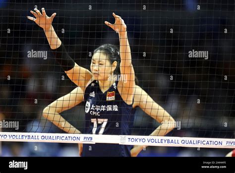 Members Of China Women S National Volleyball Team Are At The 2019 FIVB