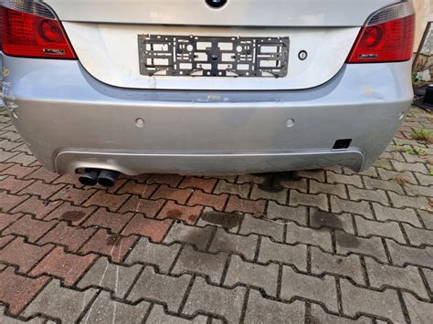 ZDERZAK TYŁ TYLNY BMW E60 M PAKIET TITANSILBER 13015345001