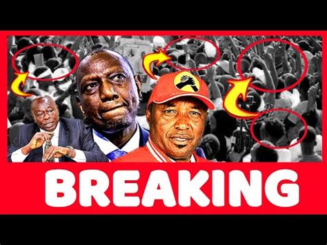 CRISIS Ruto Forced To End His Speech Abruptly In GHANA As NGUNJIRI