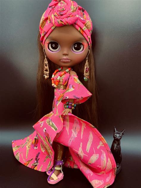 Кукла Блайз Blythe темнокожая Bianca Бьянка кастом – заказать на ...