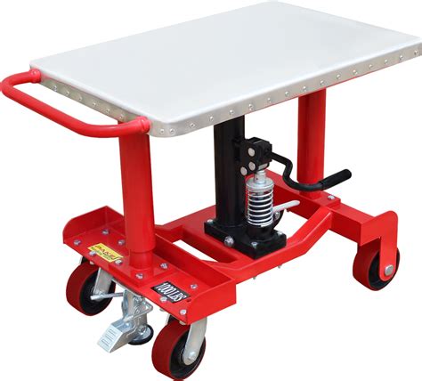 Low Profile Post Lift Table 1000 Lb Cap 30x20 Platform With