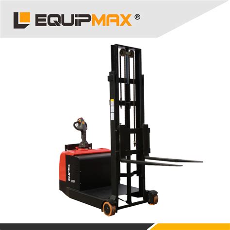 Ride On Model 2ton Counterbalanced Electric Pallet Stacker China