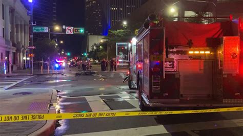 Deadly Motorcycle Crash Shuts Down Busy Downtown Tampa Intersection Wfla