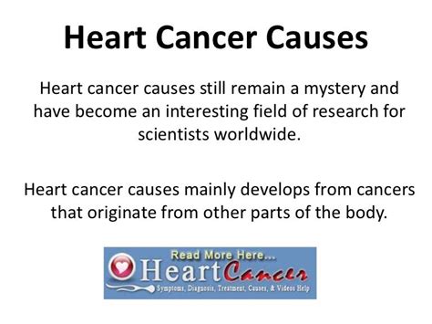 Heart Cancer Causes