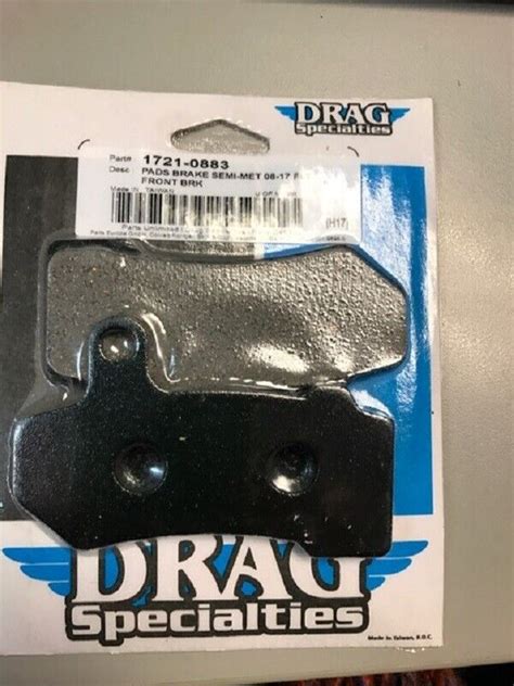 Drag Specialties Semi Metallic Brake Pads 1721 0883 Ebay