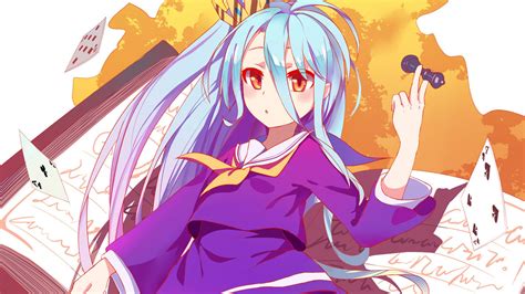 Wallpaper Illustration Anime Artwork Cartoon No Game No Life Shiro No Game No Life