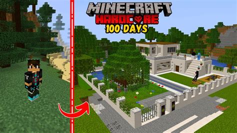 Surviving 100 Days In Minecraft Hardcore Mode Epic Adventure YouTube