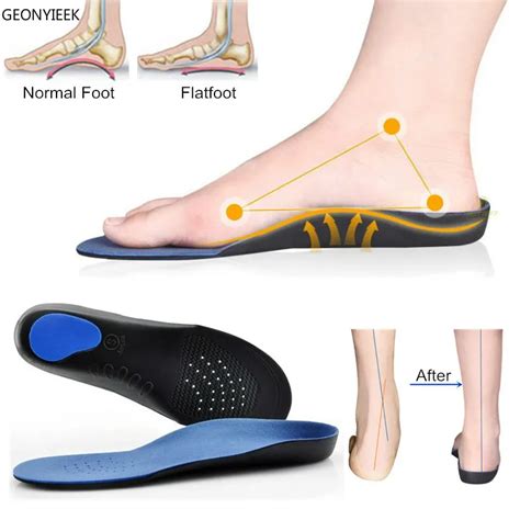 Profissional palmilhas ortopédicas EVA Adulto Flat Foot Arch Support