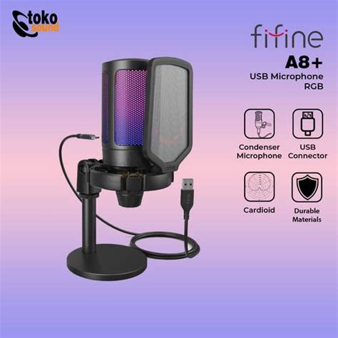 Jual Fifine A8 PLUS A8+ - Multi Polar Pattern Condeser USB Microphone ...