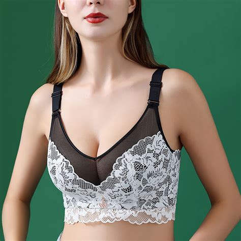 Mothers Day Tawop Daisy Bras For Older Women Summer Plus Size Sexy Lace