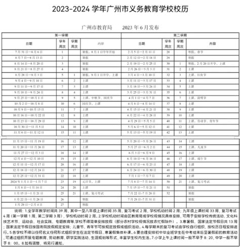 官宣！广州最新「放假」安排！时间中小学学年