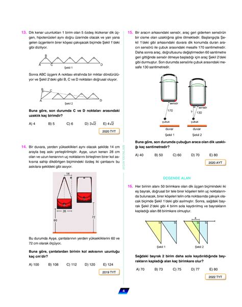 S N F Matematik K Sb Genler Nitesi Km Sym Sorular