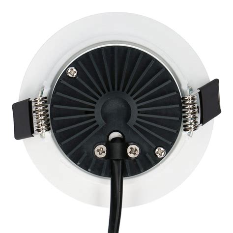 X Dimmable Led Downlights Rome White Tiltable K Ip