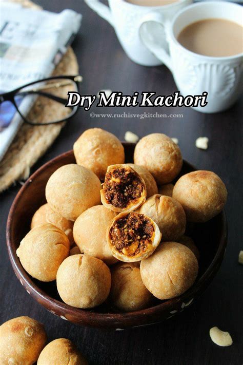 Dry Mini Kachori Sukhi Kachori Is A Deep Fried Crispy And Crunchy