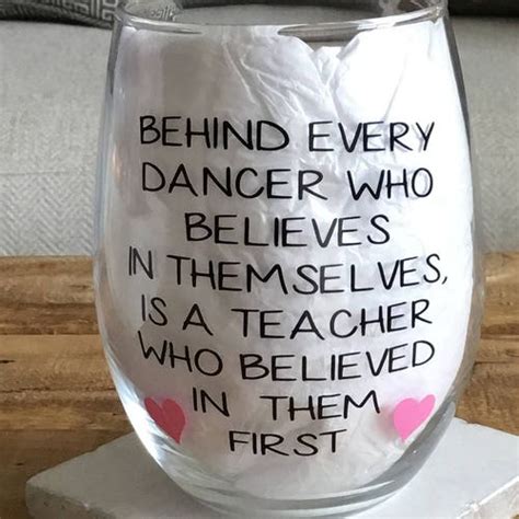 Dance Teacher T Dance Teacher Wine Glass Dancer Wine Etsy