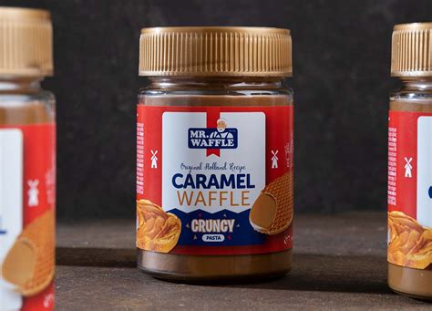 Waffle Caramel Spread Crunchy - Mr.Waffle