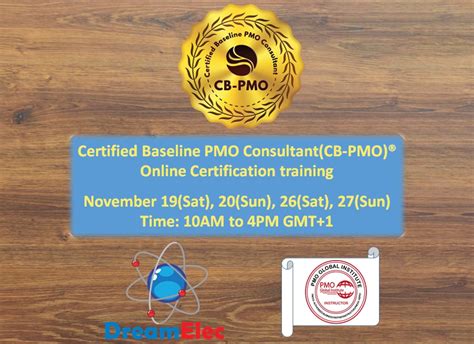 CB-PMO Certification Training - Dreamelec