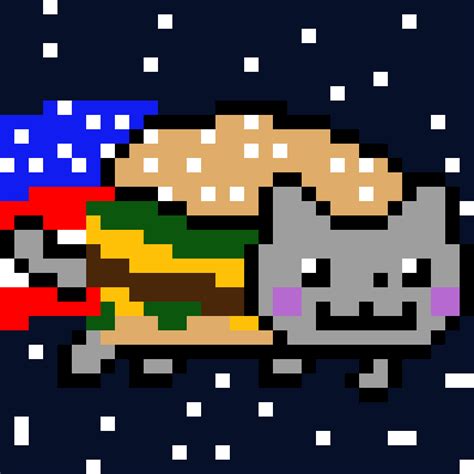 Pixilart American Nyan Cat By Camune