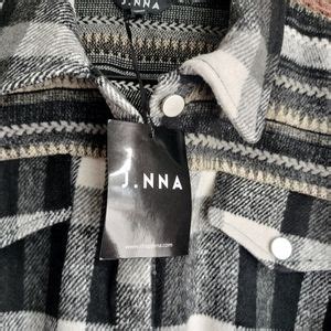 J Nna Jackets Coats Nwt Jnna Stripped Button Down Jacket Poshmark