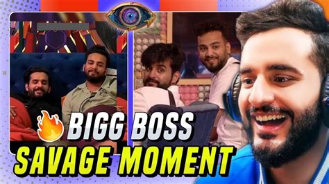 Bigg Boss Ott 2 Savage Moments Bigg Boss Funny Moments Elvish