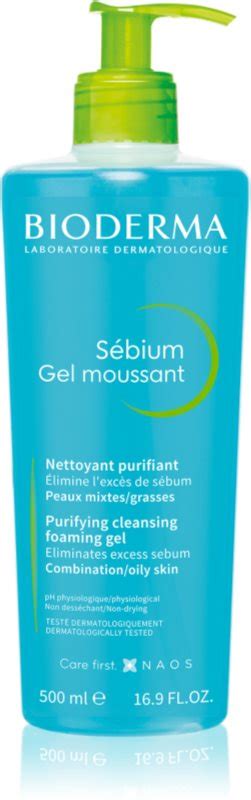 Bioderma S Bium Gel Moussant Gel Nettoyant Pour Peaux Grasses Et Mixtes