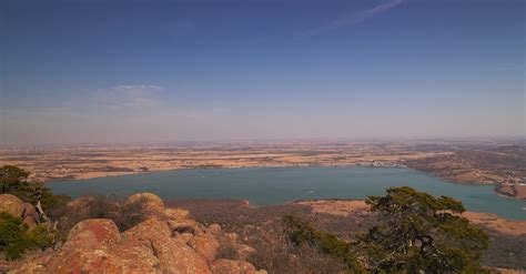 A View of a Lake from a Mountain · Free Stock Photo