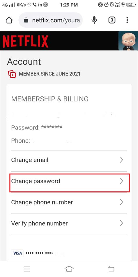 How To Change Password On Netflix Mobile Desktop Techteds