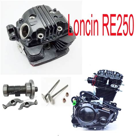 LONCIN RE250 Engine Cylinder Head LC166FMM LC250 Lx166FMM With Camshaft