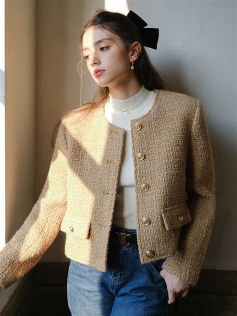 Tweed Jacket Outfit Jacket Outfits Business Casual Outfits Classy