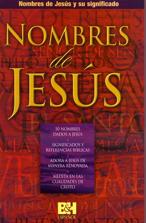 Nombres De Jesus En La Biblia