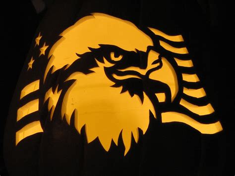 Eagles Pumpkin Carving Stencil At Tanlegendblog Blog