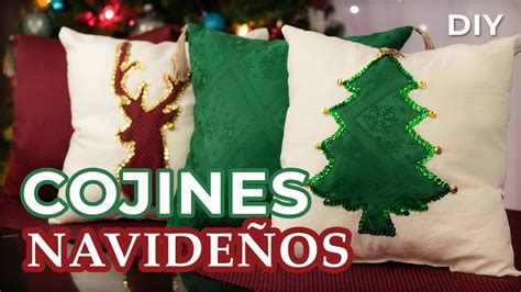 Cómo Hacer Cojines NavideÑos ¡feliz Navidad A Todos 🎄🎅 Youtube