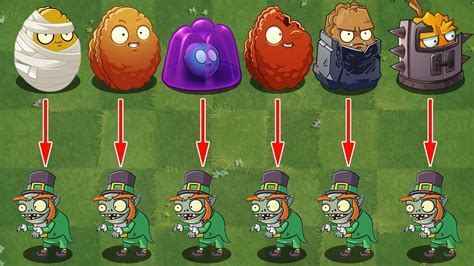 Pvz 2 Funny Leprechaun Imp Zombie Level 100 Max Speed Vs Every Plant Level 100 Youtube