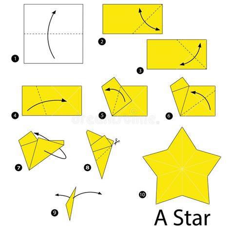 Origami ideas: Origami Star Step By Step