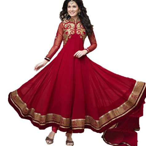 New Amazing Red Anarkali Suits At Rs 1100 Floor Length Anarkali Suits