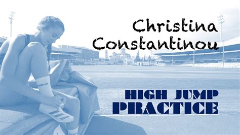 Christina Constantinou High Jump Practice YouTube