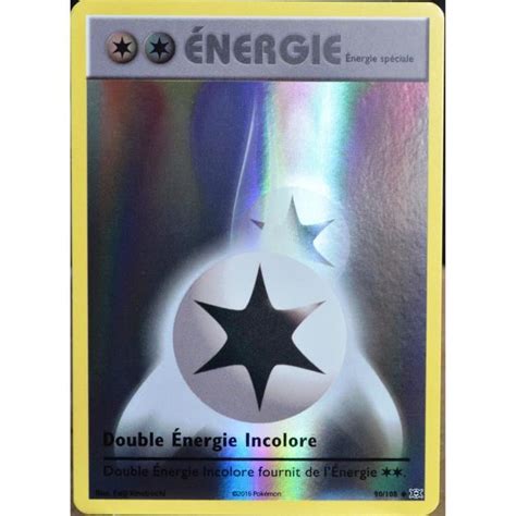 Carte Pok Mon Double Energie Incolore Reverse Xy Evolutions