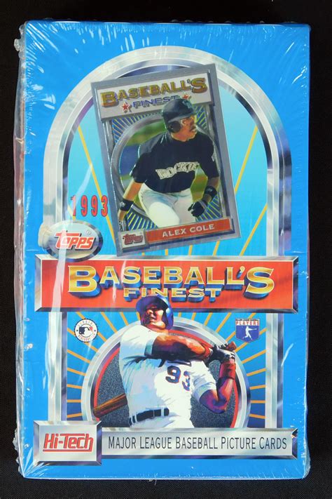 Lot Detail 1993 Topps Finest Baseball Unopened Hobby Box