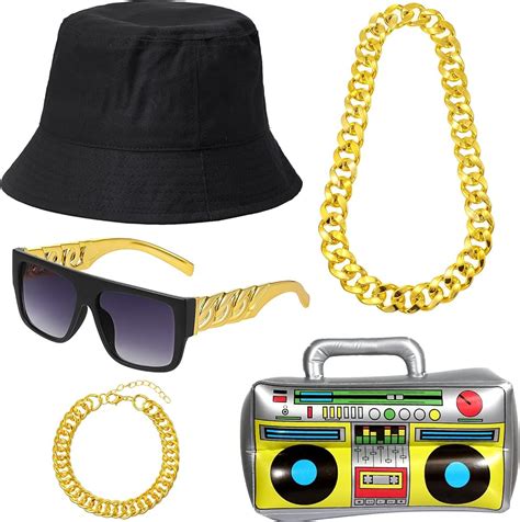 S Costumes For Men S S Hip Hop Costume Kit Run Dmc Costume