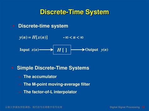 PPT CHAPTER 2 Discrete Time Signals And Systems In The Time Domain