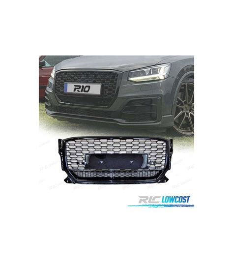 CALANDRE POUR AUDI Q2 LOOK RSQ2 16 NOIR