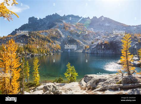 Beautiful Alpine Lakes Wilderness Area In Washington Usa Stock Photo