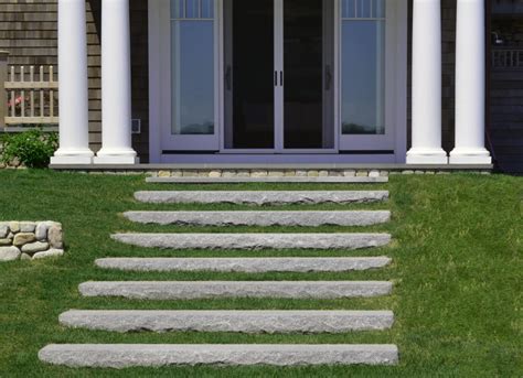 Steps And Treads Woodbury Gray Granite Swenson Granite