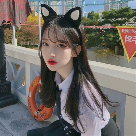 Ulzzang Girl에 있는 Ngữ Lạc Thiên Ái님의 핀 귀여운 소녀들 Uzzlang 소녀 아름다운 아시아 소녀